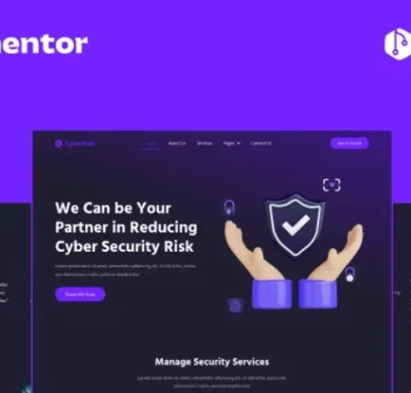 Cybertech – Cyber Security Elementor Pro Full Site Template