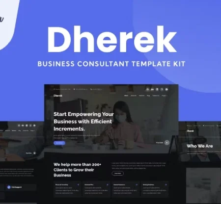 Dherek – Business Consultant Website
