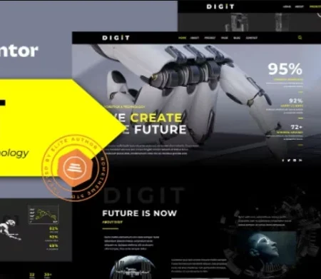 Digit – Robotics & Technology Elementor Template