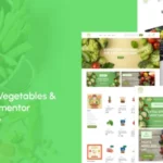 Diva – Organic Vegetables & Fruits Elementor Template