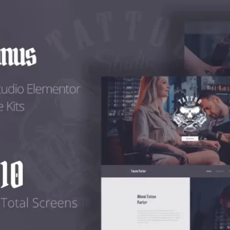Dominus – Tattoo Studio Elementor Template