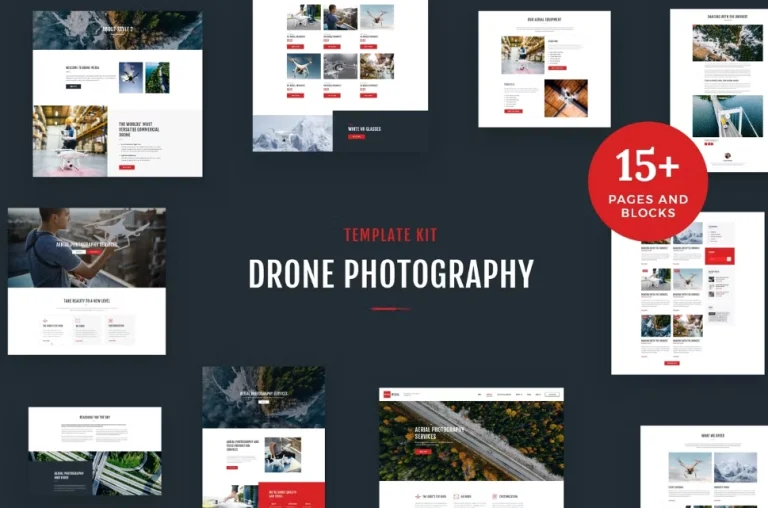 Drone Media – Aerial Photography & Videography Elementor Template Drone Media – Aerial Photography & Videography Elementor Template - Imagen 1