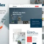 Dyelex – Painting & Wallpapering Service Elementor Template