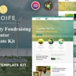 Ecoife – Charity Fundraising Elementor Template