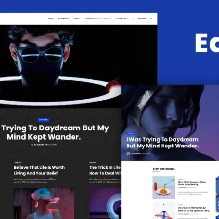 Edia – Blog & Magazine Elementor Template