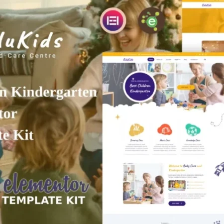 EduKids – Children Kindergarten Elementor Template