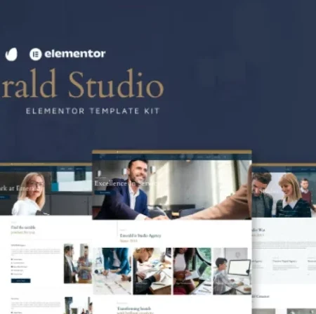 Emerald Studio – Digital Agency Elementor Template