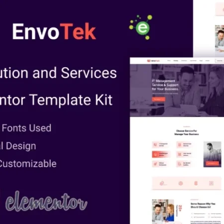 EnvoTek – IT Solution & Services Elementor Template