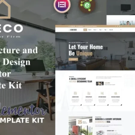 Ereco – Architecture & Interior Design Elementor Template