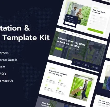 Escal | Transportation & Logistics Elementor Template