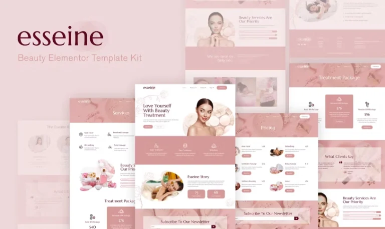 Essein – Beauty Spa Elementor Template Essein – Beauty Spa Elementor Template - Imagen 1