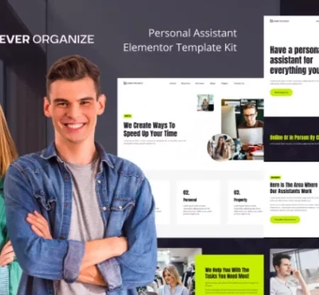Ever Organize – Personal Assistant Elementor Template