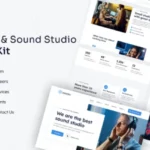 Exodio | Recording & Sound Studio Elementor Template