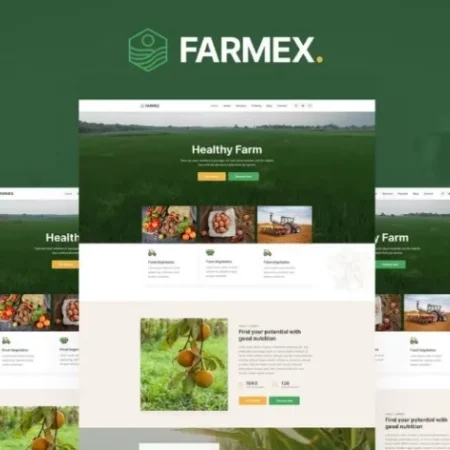Farmex – Agriculture & Farm Elementor Template