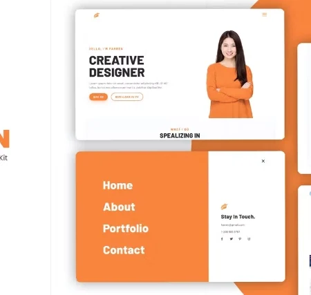Farren – CV/Resume Elementor Template