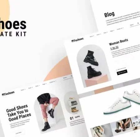 Fashoes – Minimal Fashion Store Elementor Template