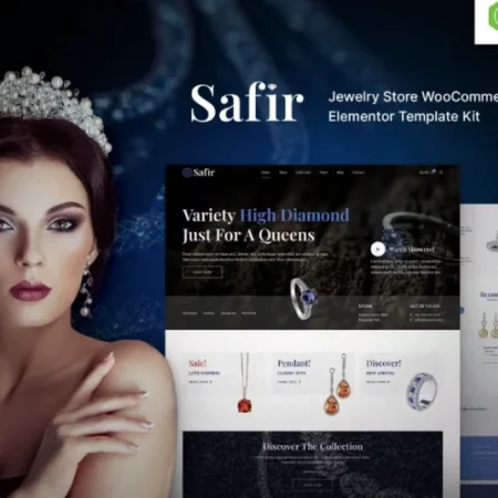 Safir – Jewelry Store WooCommerce Elementor Template