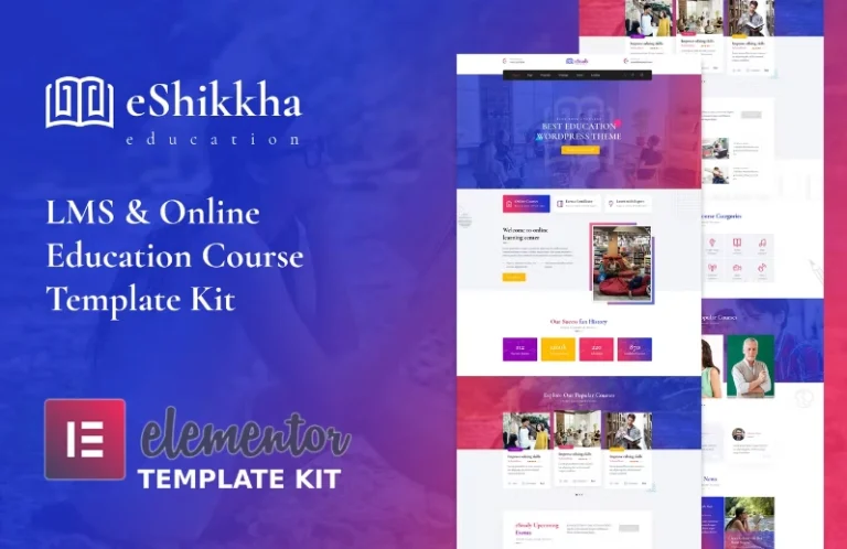 eShikkha – eLearning Elementor Template eShikkha – eLearning Elementor Template - Imagen 1