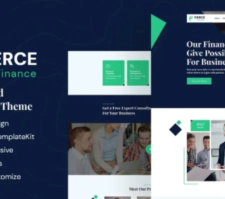 Fierce – Finance Elementor Template