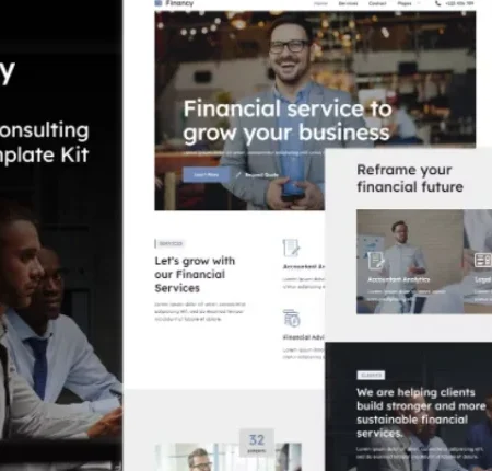 Financy – Finance & Consulting Elementor Template