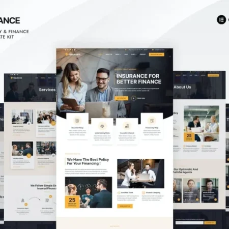 Finsurance – Insurance Agency & Finance Template