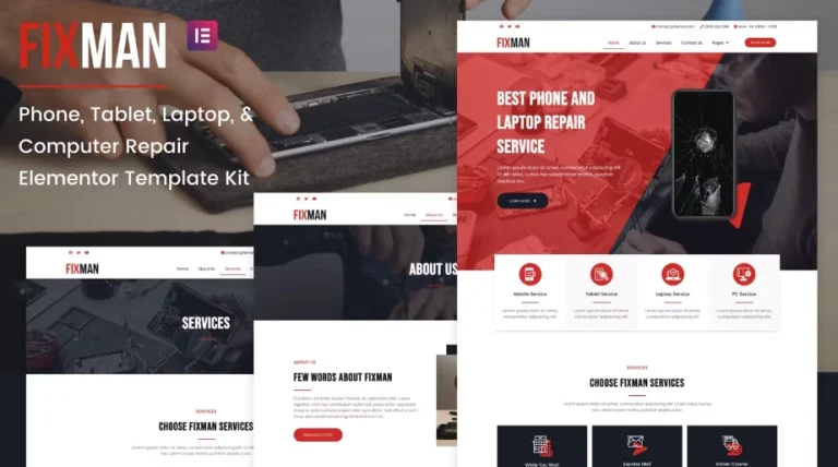 Fixman – Smartphone & Laptop PC Repair Elementor Fixman – Smartphone & Laptop PC Repair Elementor - Imagen 1