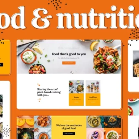 Food & Nutrition Elementor Template