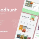 Foodhunt – Food Catering Service Elementor Template