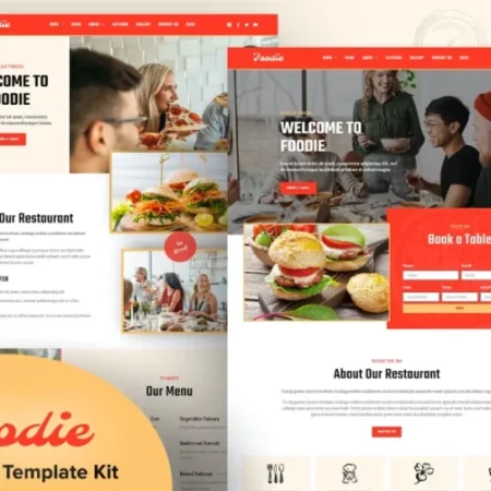 Foodie – Fast Food Elementor Template