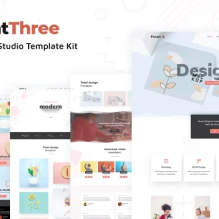 FrontThree – Creative Studio Template
