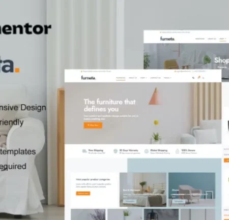 Furneta – Furniture Shop Elementor Template