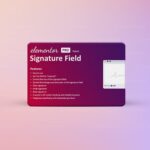 Signature Field for Elementor