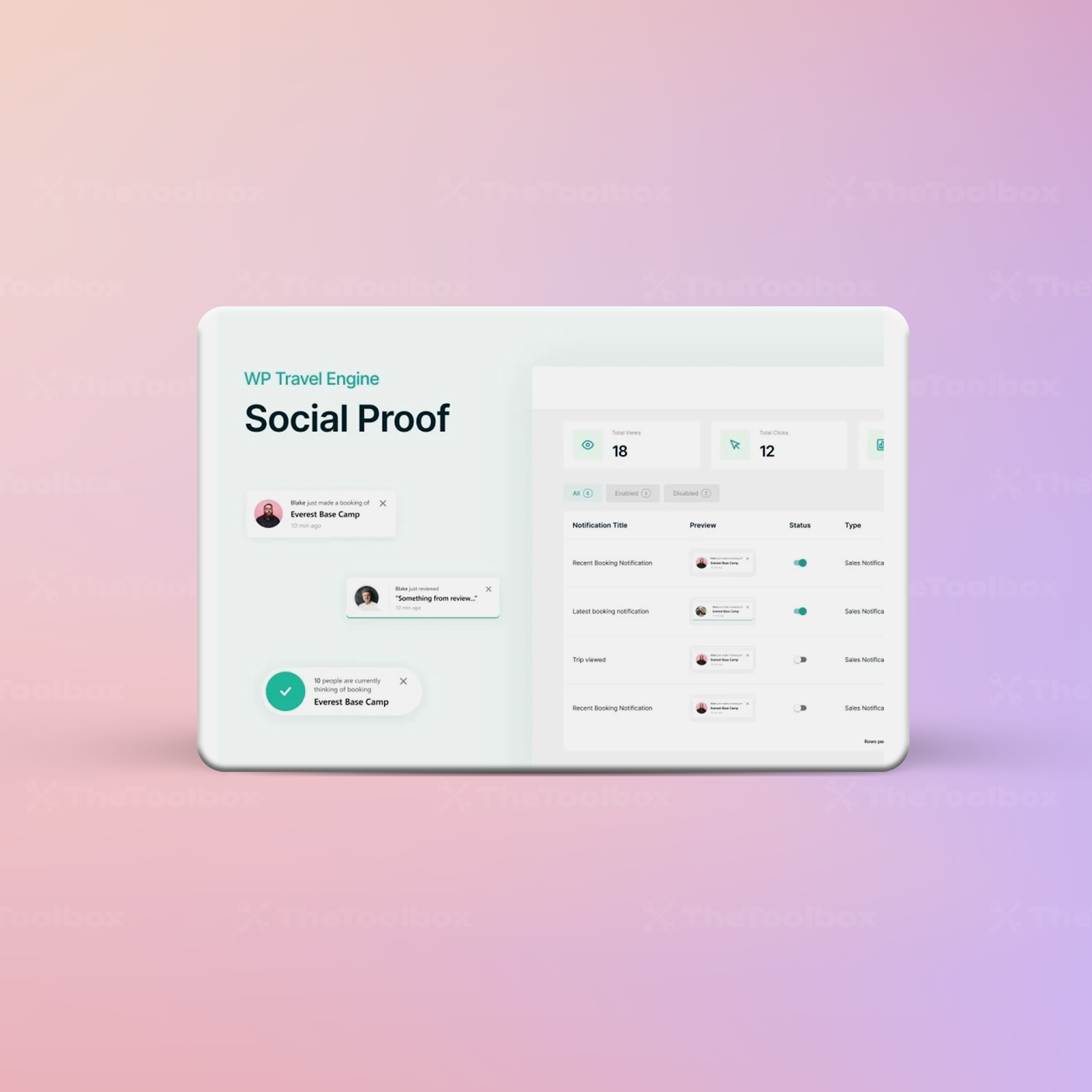 WP Travel Engine – Social Proof-min WP Travel Engine – Social Proof - Imagen 1