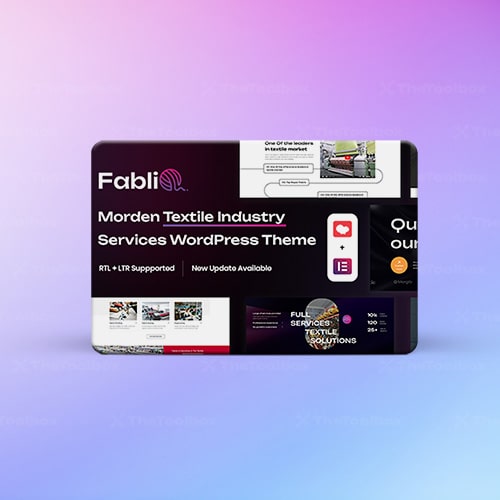 Fablio – Textile Industry WordPress Theme + RTL-min Fablio – Textile Industry WordPress Theme + RTL - Imagen 1