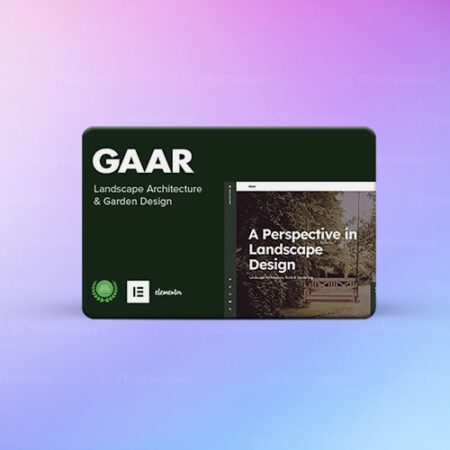 Gaar – Landscape Architecture & Garden Design WordPress Theme