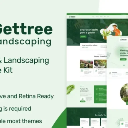 Gettree – Garden & Landscaping Elementor Template