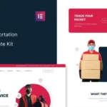 Gloy – Logistic & Transportation Delivery Elementor Template