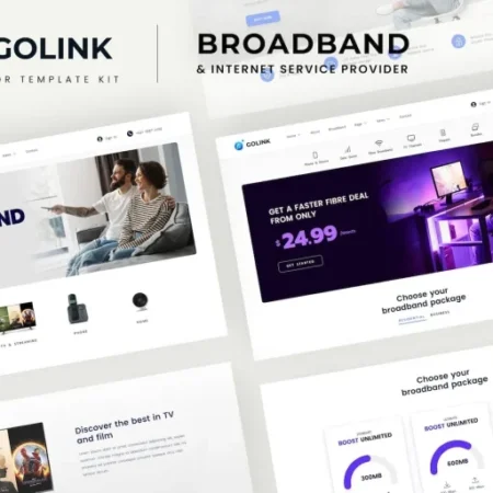 Golink – Broadband & Internet Service Provider Template