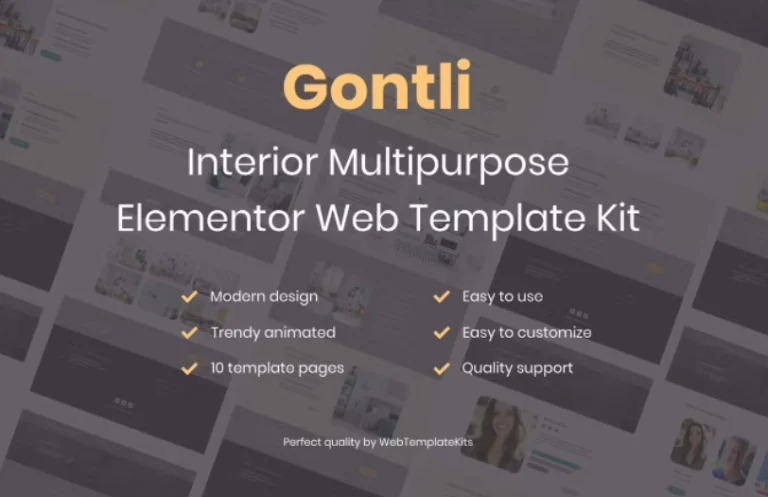 Gontli – Interior Multipurpose Template Gontli – Interior Multipurpose Template - Imagen 1