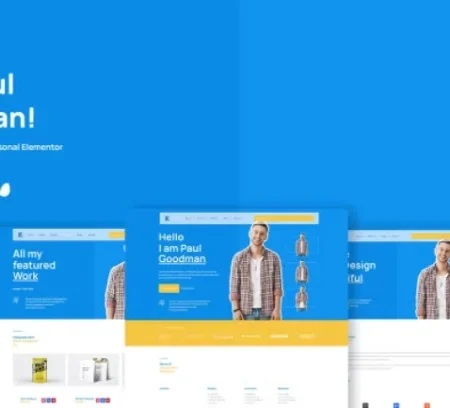 Goodman – Creative Portofolio Elementor Template