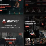 Gympact – Fitness & Gym Elementor Template