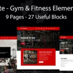 Gymsite – Gym & Fitness Elementor Template