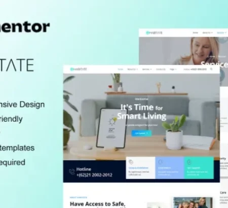 Habitate – Smart Home Services Elementor Template