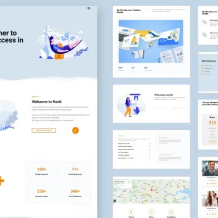 Hadé – Business Elementor Template