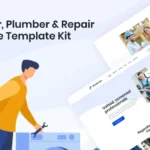 Handyman | Builder Plumber & Repair Service Elementor Template