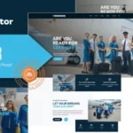 Hangar – Aviation & Flight School Elementor Template