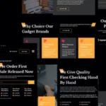 Hape – Gadget Showcase Elementor Template