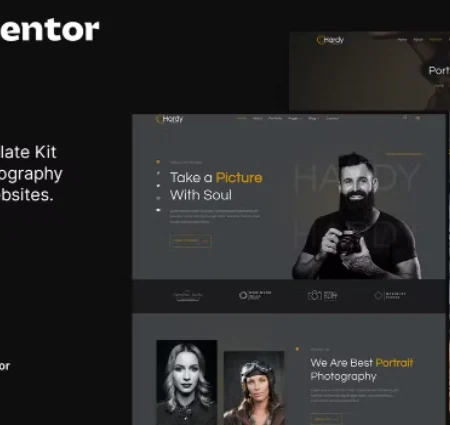 Hardy – Photography & Portfolio Elementor Template