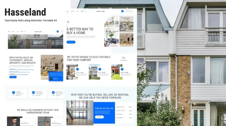 Hasseland – Real Estate Listing Elementor Template Hasseland – Real Estate Listing Elementor Template - Imagen 1