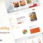 Healthy Restaurant Elementor Template